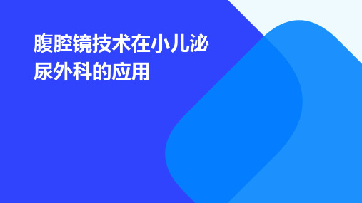 腹腔镜技术在小儿泌尿外科的应用