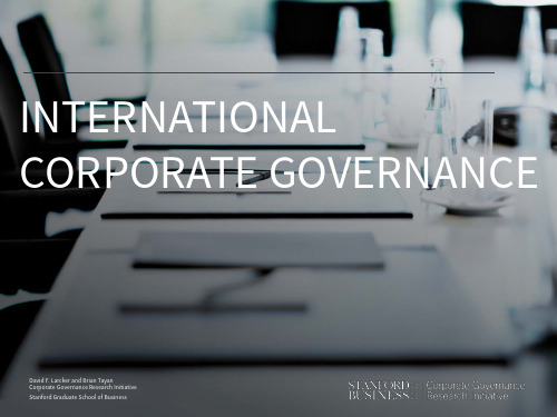 InternationalCorporateGovernance