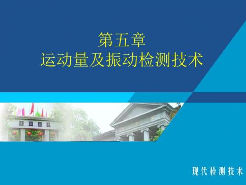 运动量及振动检测技术(精)
