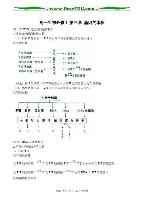 高一生物必修2 第三章 基因的本质