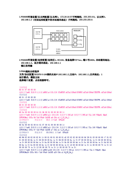 104规约报文分析