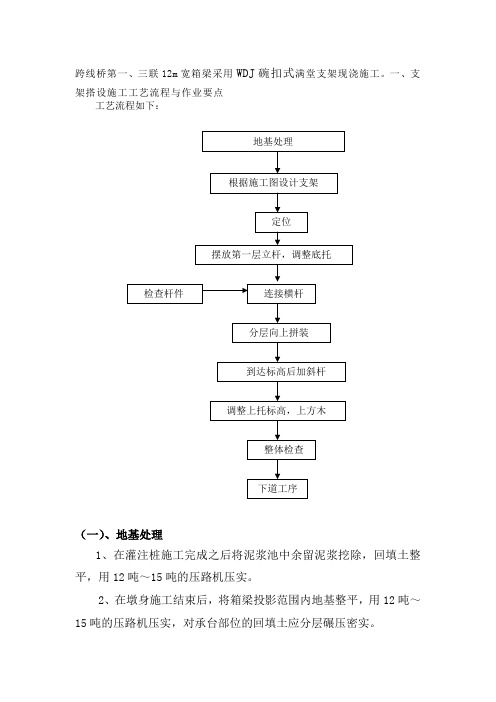 市政工程脚手架搭设施工通用安全技术交底