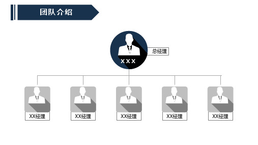 蓝色扁平企业培训团队管理合作培训讲座课件PPT模板