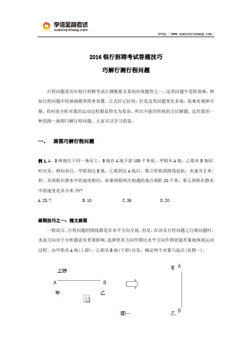 2016银行招聘考试答题技巧