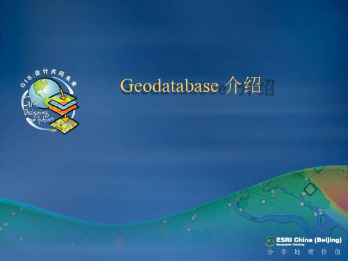 GeoDatabase介绍