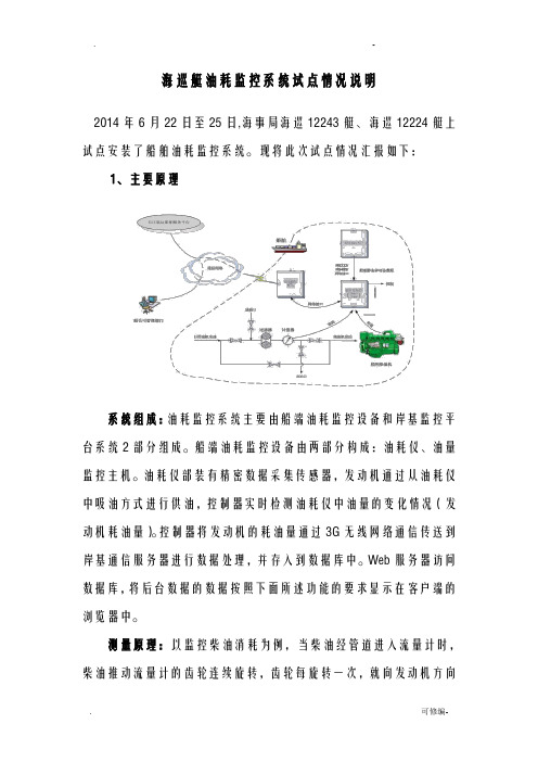 海巡艇油耗监控系统终极版