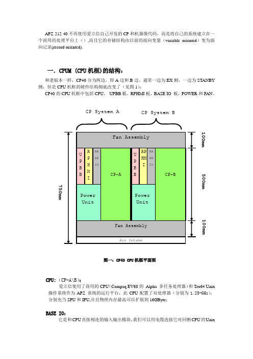 爱立信交换入门教材(CP40部分)