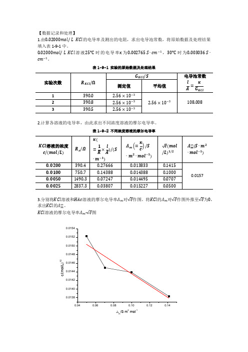 交流电桥法测定电解质溶液的电导