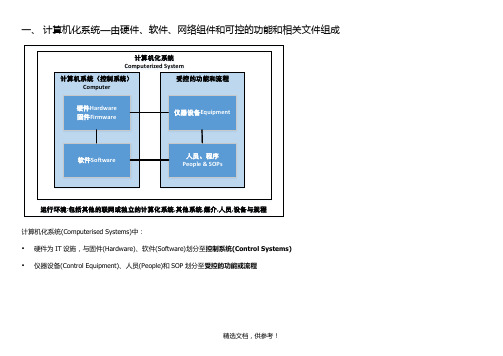 个人整理_GAMP5 在仪器上的分类