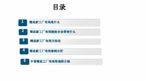 精益工厂布局方案ppt课件