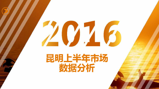 2016年上半年昆明市场数据分析