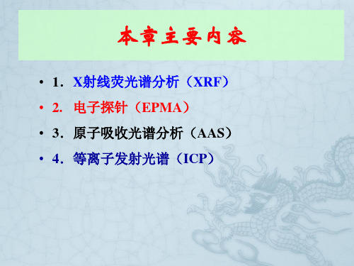 X射线荧光光谱分析XRF