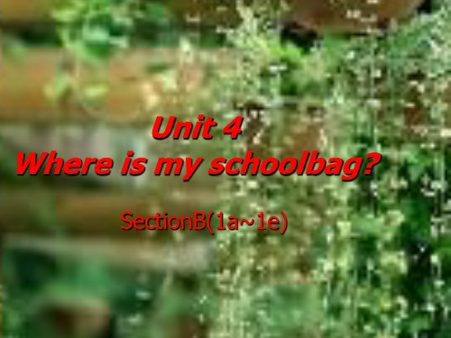 人教版七年级英语上册Unit4SectionB ppt