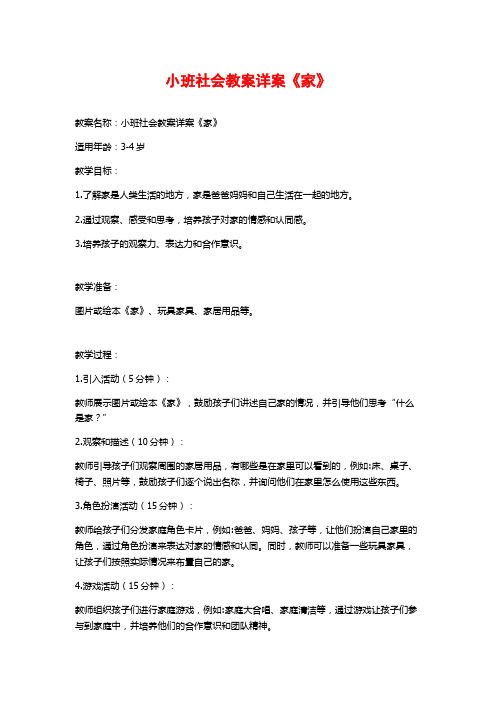 小班社会教案详案《家》 (2)