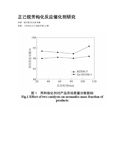 正己烷芳构化反应催化剂研究