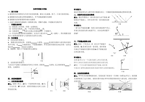 专题复习光学作图