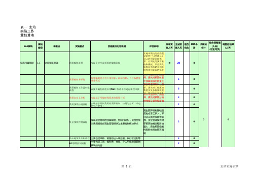 人天评估参照表_模板