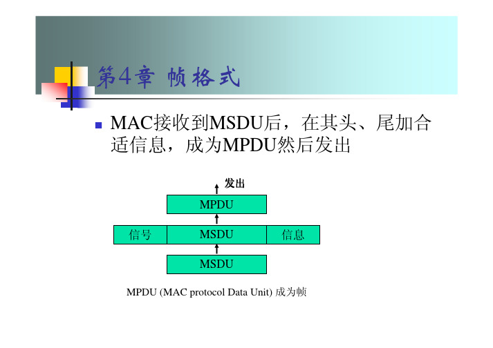 第4章 帧格式