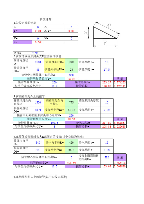 各种接管计算