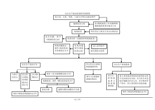 安全生产执法检查程序流程图