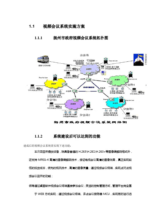 视频会议系统实施方案