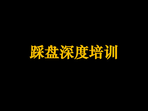 踩盘深度培训(某地产)