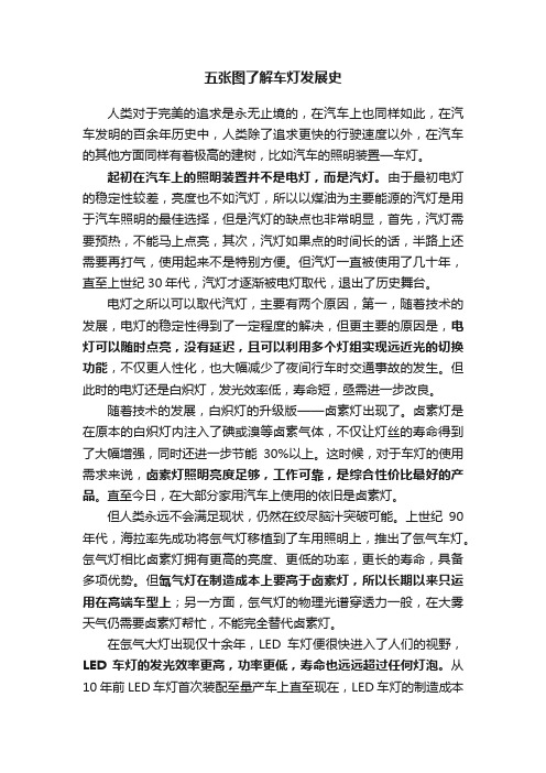 五张图了解车灯发展史