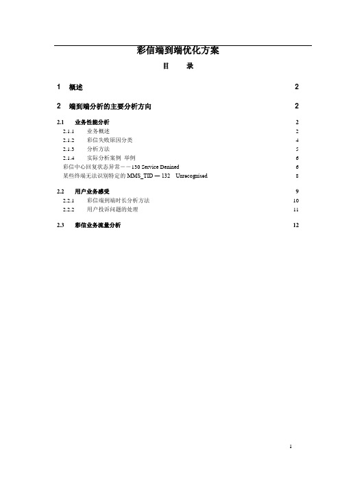 彩信(MMS)端到端优化方案