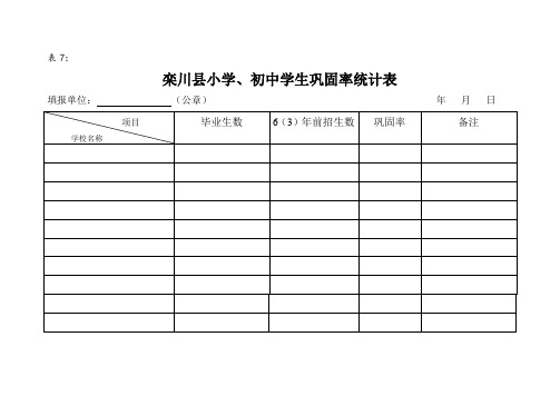 巩固率档案说明 (1)