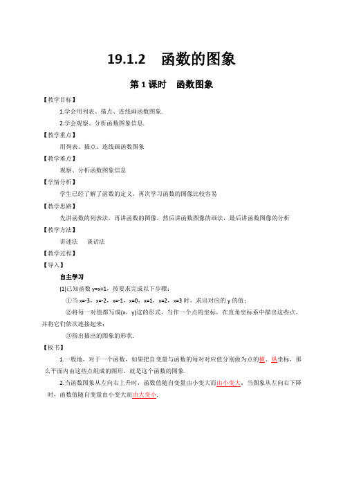 新人教版八年级数学下《19.1.2函数的图象 画函数图象》优质课教学设计_21