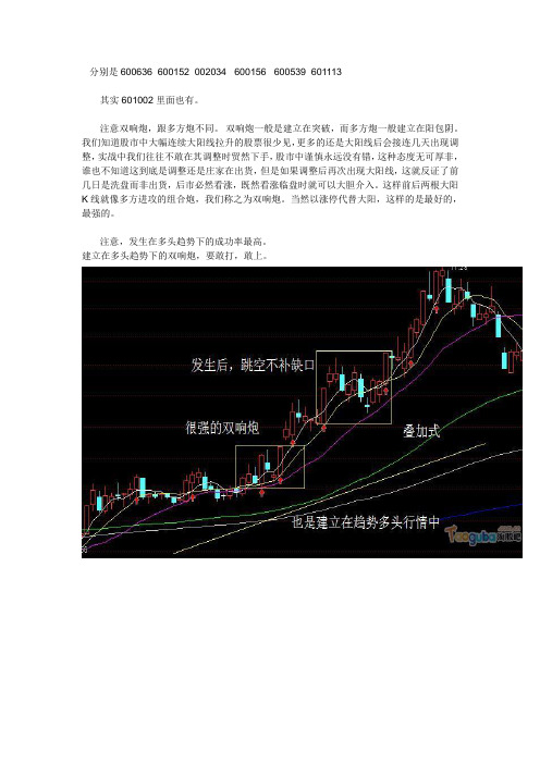 经典K线图3---双响炮
