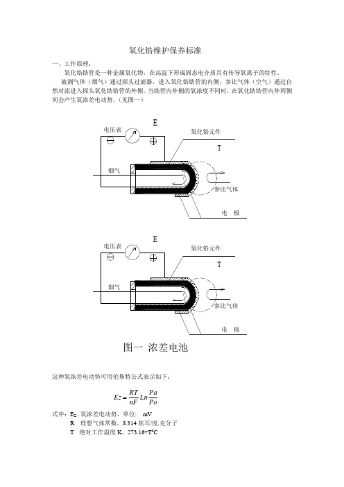 氧化锆维护保养标准