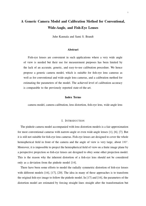 A Generic Camera Model and Calibration Method for Conventional-2006,