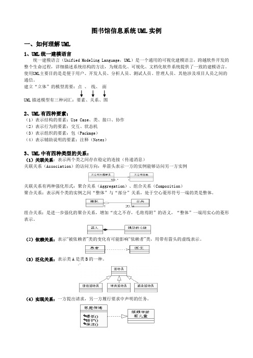 图书馆信息系统UML实例