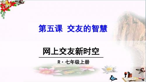 网上交友新时空ppt优秀课件9 人教版