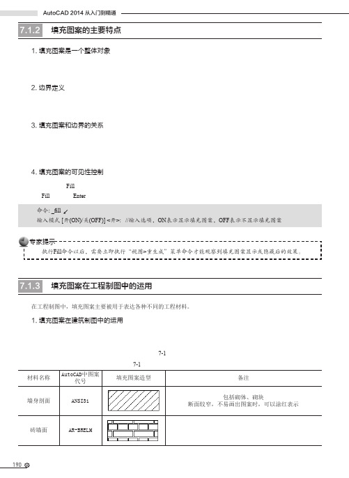 .填充图案在工程制图中的运用_AutoCAD 2014从入门到精通_[共2页]