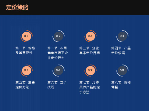 产品定价方法与技巧