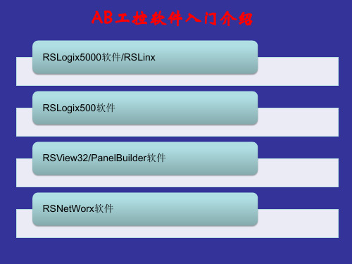 罗克韦尔(rockwell)工控软件入门介绍