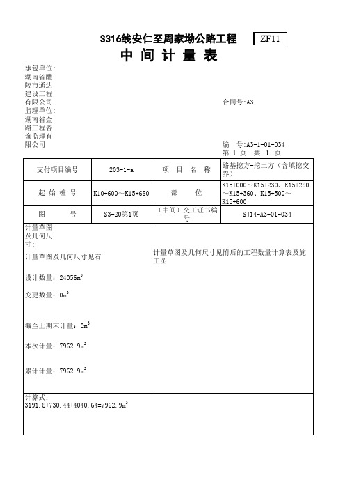 ZF11中间计量表