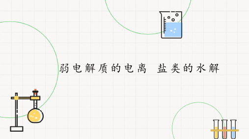 3.2弱电解质的电离 盐类的水解