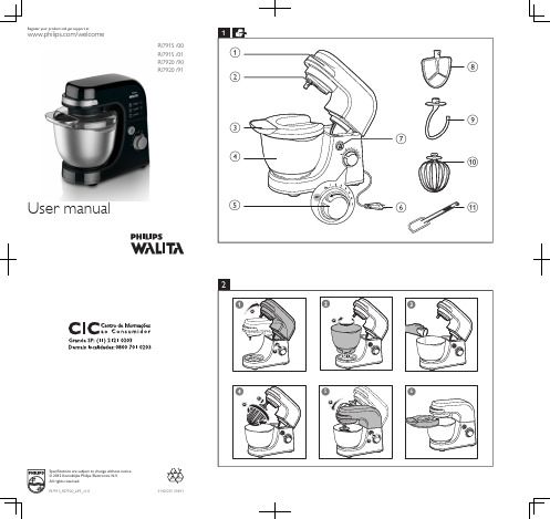 Philips RI7915 00-RI7920 91 用户手册说明书