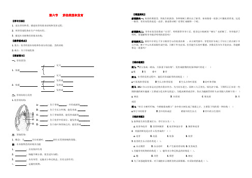 八年级生物第一章第六节 芽的类型和结构学案济南版