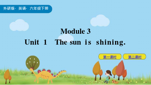 外研版小学英语六年级下册-Module-3-Unit-1-教学ppt课件