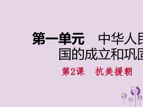 新人教版历史八年级下册全册导学课件18份1