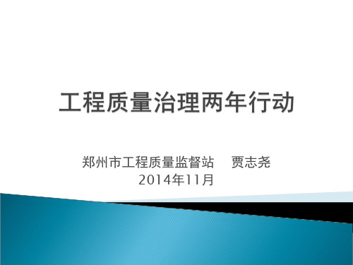 工程质量治理两年行动ppt 2014-11