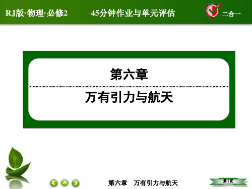 (人教版)物理必修二课件：6-4-万有引力理论的成就教学设计优质课件