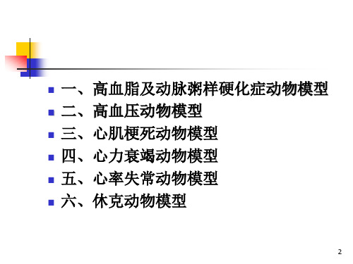 人和实验动物在解剖、生理及代谢方面的相似点PPT课件