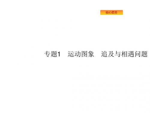 2020版高考物理人教版轮复习课件：专题运动图象追及与相遇问题(共46张PPT)