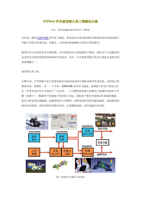 ICEflow汽车疲劳耐久性工程解决方案