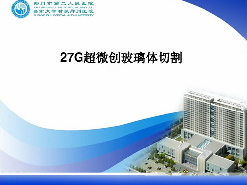 27G超微创玻璃体切割